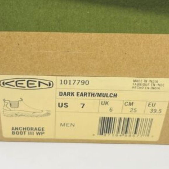 NEW KEEN Anchorage III (3) Men’s Size 7 Waterproof Snow Boot Brown 1017790 NWT main image 7